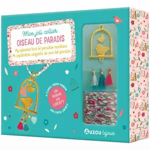 Creative activities my pretty bird of paradise necklace Auzou image-0