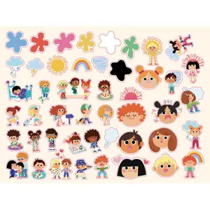 Creative activities my emotions magnet pack Auzou image-0