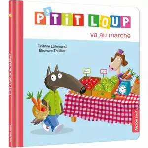 Book for p'tit loup va au marché Auzou image-0
