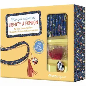 Creative activities my pretty liberty pompon necklace Auzou image-0