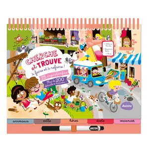 Search and find book to do over and over again Auzou image-0