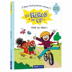Book for heroes of cp super beginner vive le vélo Auzou image-0
