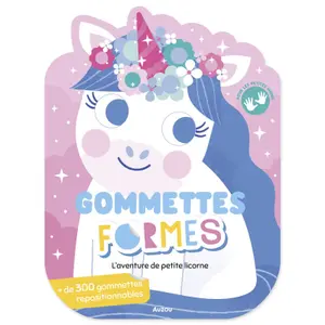 Little unicorn adventure shape stickers Auzou image-0