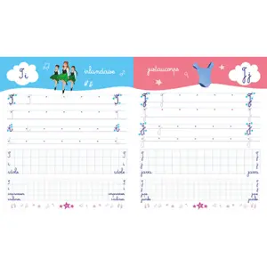 Educational games mon cahier d'écriture danse Auzou image-1