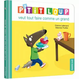 Book for p'tit loup veut tout faire comme un grand Auzou image-0