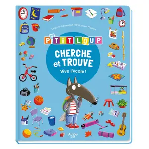 Book for p'tit loup cherche &amp; trouve vive l'école Auzou image-0