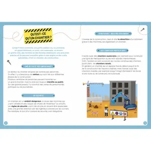 Book to discover construction site2022 Auzou image-1