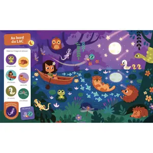 Glow-in-the-dark search-and-find book for toddlers Auzou image-2