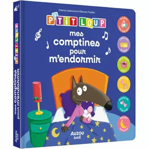 Book for p'tit loup mes comptines pour m'endormir Auzou image-0