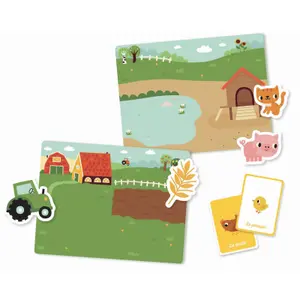 Stickers my little farm magnet set Auzou image-0