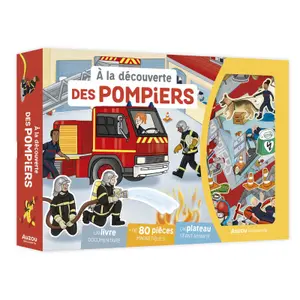Book for discovering firefighters Auzou image-0
