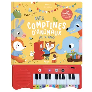 Books for my animal rhymes on the piano Auzou image-0