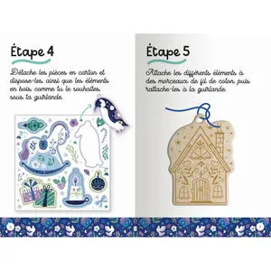 Creative activities my wonderful garland Auzou image-1