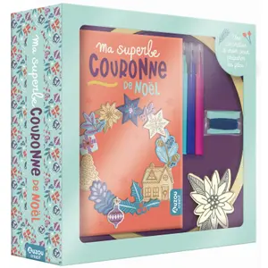 Creative activities my beautiful christmas wreath Auzou image-0