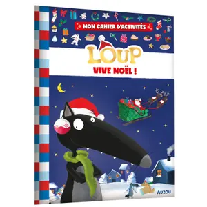 Creative activities mon cahier d'activités loup vive noël Auzou image-0