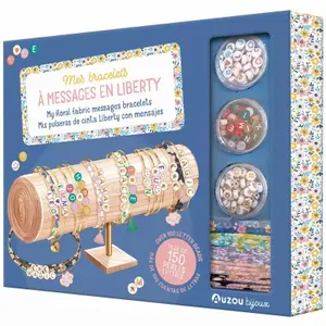 Jewelry box with my liberty message bracelets Auzou image-0