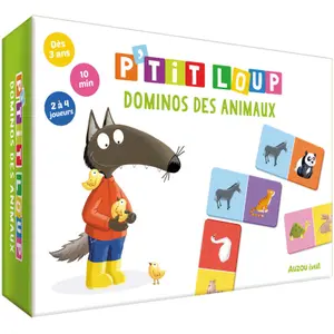P'tit loup animal dominoes games Auzou image-0