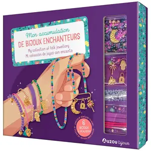 Creative activities my collection of enchanting jewels Auzou image-0