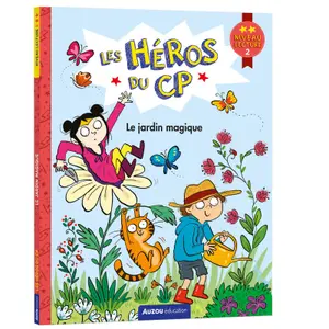 Book for heroes of cp level 2 the magic garden Auzou image-0
