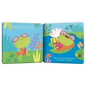 Scoundrel Frog Book Cardboard Valisette Auzou image-1