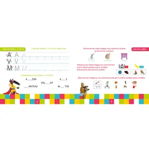 Book for my kindergarten section with wolf slate-book Auzou image-2