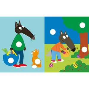 Gommettes mes premières gommettes p'tit loup les couleurs Auzou image-2