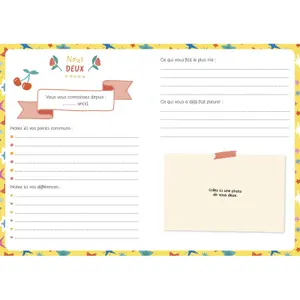 Diary our secret friendship notebook Auzou image-3