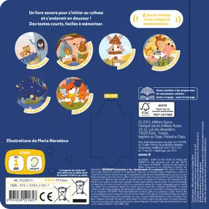 Books for my first lullabies Auzou image-1