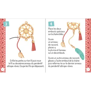 Creative activities my pretty dream-catcher necklace Auzou image-0