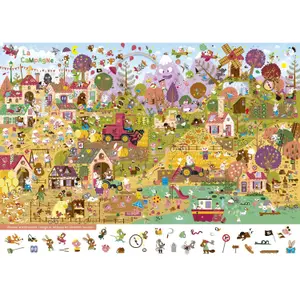 Hunt and Seek book - animals Auzou image-2