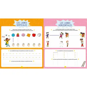 Livre pour les héros du cp mon cahier d'écriture lettres majuscules Auzou image-1