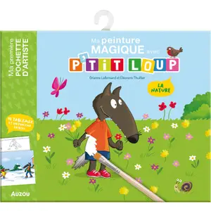 Peinture ma peinture magique p'tit loup la nature Auzou image-1