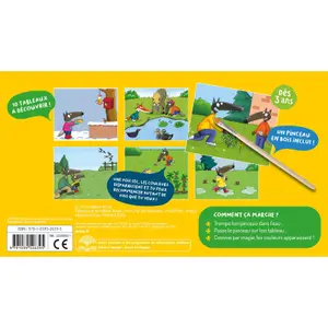 Peinture ma peinture magique p'tit loup la nature Auzou image-2