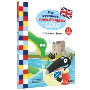 Books for my first words of English with mystery wolf in Scotland Auzou image-0