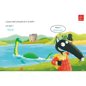 Books for my first words of English with mystery wolf in Scotland Auzou image-2