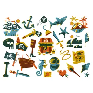 Pirate tattoo Auzou image-2