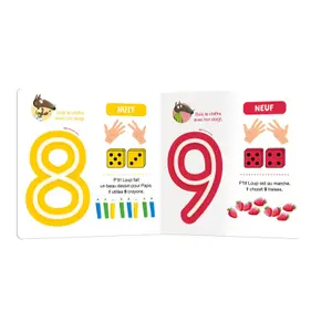 Book for j'apprends avec p'tit loup les chiffres Auzou image-1