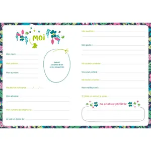 Secret garden notebook book Auzou image-0