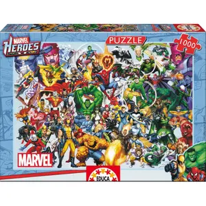 1000 piece puzzle Avengers Marvel Heroes image-0