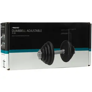 Hmotnostní činka nastavitelná z oceli Avento image-3