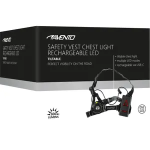 Gilet de running à visibilité rechargeable Avento Tiltable image-3