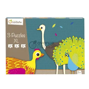 Puzzles xl Avenue Mandarine Animaux à plumes (x3) image-0