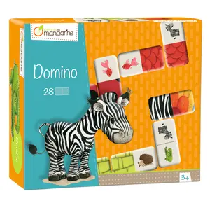 Domino animals &amp; textures Avenue Mandarine image-0