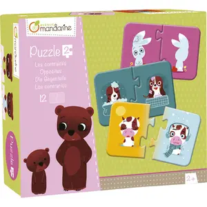 Puzzle Avenue Mandarine Les contraires image-0