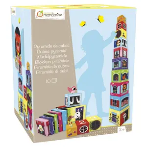 Pyramid of cubes Avenue Mandarine image-0