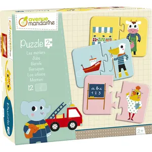 Puzzle Avenue Mandarine Les Métiers image-0