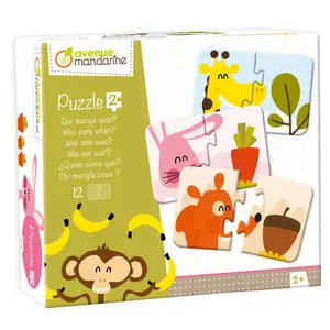 Puzzle Avenue Mandarine Who eats what? image-0