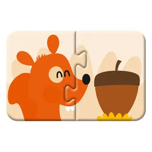 Puzzle Avenue Mandarine Who eats what? image-1