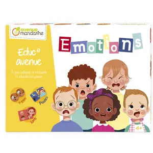 Set of 3 educational games about emotions Avenue Mandarine image-0