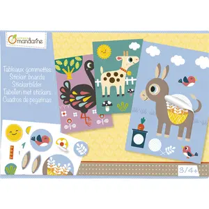 Creative box with stickers pets Avenue Mandarine image-0
